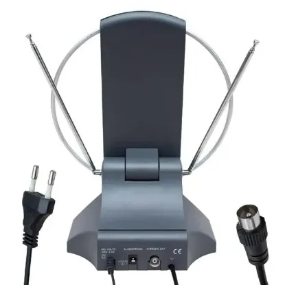 Powermaster Uhf-Vhf Renkli Elektrikli Tv & Fm Üstü Anten DT-101 resmi