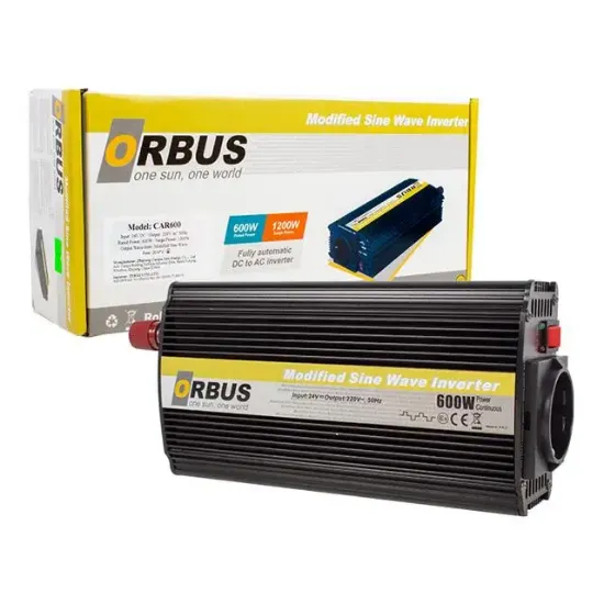 Orbus 600W 24V Modified Sinus İnvertör resmi