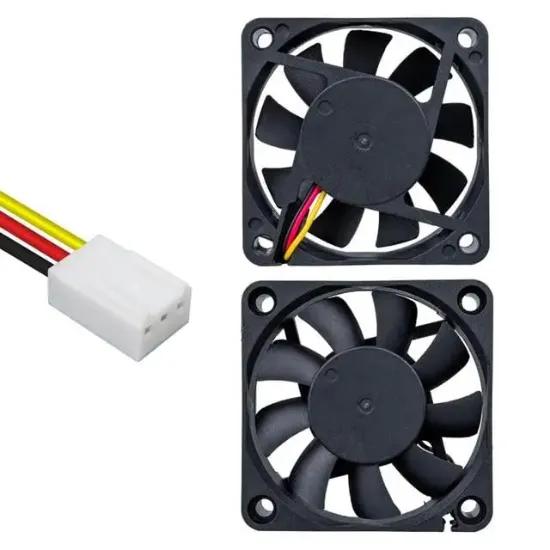PowerMaster PM-7766 Fırçasız DC Fan 70x70x15mm 12 Volt 3 Pin (Seri 1) resmi