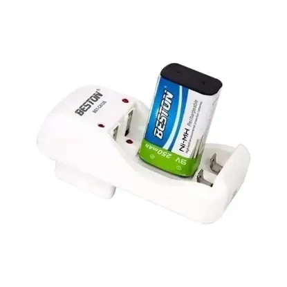 Beston BST-C812 2 x AA-AAA * 1 x 9 Volt Pil Şarj Cihazı resmi