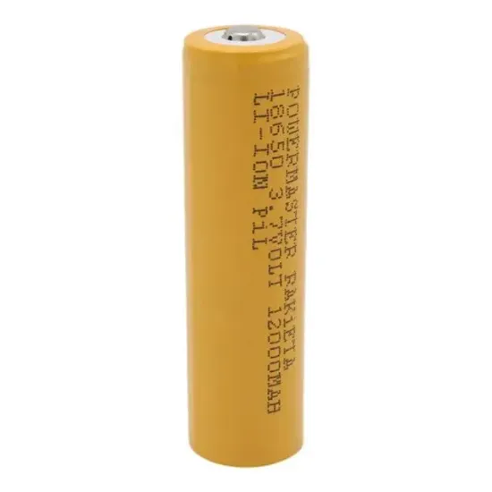 PowerMaster PM-9599 Rakieta 3.7 Volt 1200mAh 18650 Başlıklı Şarj Edilebilir Lityum Pil (Tekli) resmi