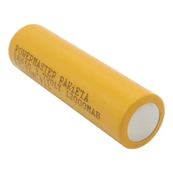 PowerMaster PM-9599 Rakieta 3.7 Volt 1200mAh 18650 Başlıklı Şarj Edilebilir Lityum Pil (Tekli) resmi