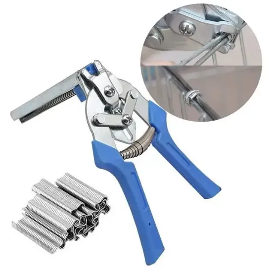 PowerMaster PM-20535 Bükümlü Halka Pense Klipler Tel Çit Sıkma Aleti resmi