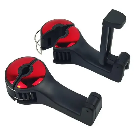 PowerMaster PM-20941 Araç Koltuk Arkası Kanca Askılık- Telefon Tutucu (Teleskopik) resmi