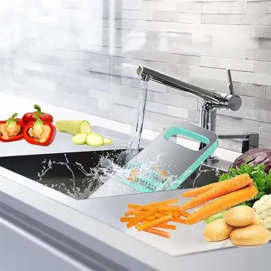 Sunup SN-20947 Paslanmaz Çelik Rende Sebze Dilimleyici Doğrayıcı resmi
