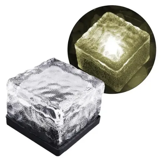 PowerMaster PM-21646 Solar Günışığı Ledli Tuğla Görünümlü Bahçe Dekorasyon Aydınlatma resmi