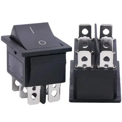 Geniş Işıksız 6P (On/Off) Açma Kapama Anahtarı IC-109A resmi