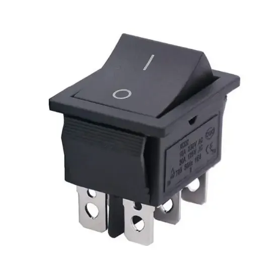 Geniş Işıksız 6P (On/Off) Açma Kapama Anahtarı IC-109A resmi