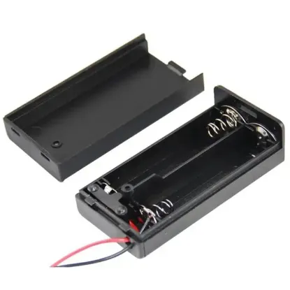 Powermaster  2'li AA Kapaklı Switch'li Pil Yuvası (IC-233C resmi