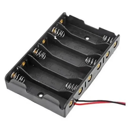 Powermaster Yan Yana 6'lı AA Pil Yuvası (IC-234B) resmi