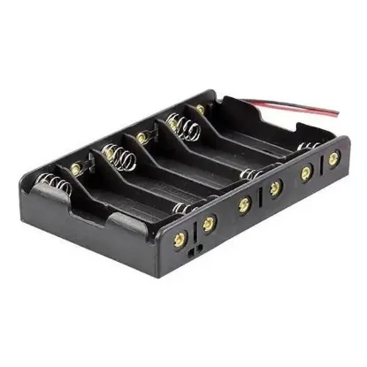Powermaster Yan Yana 6'lı AA Pil Yuvası (IC-234B) resmi