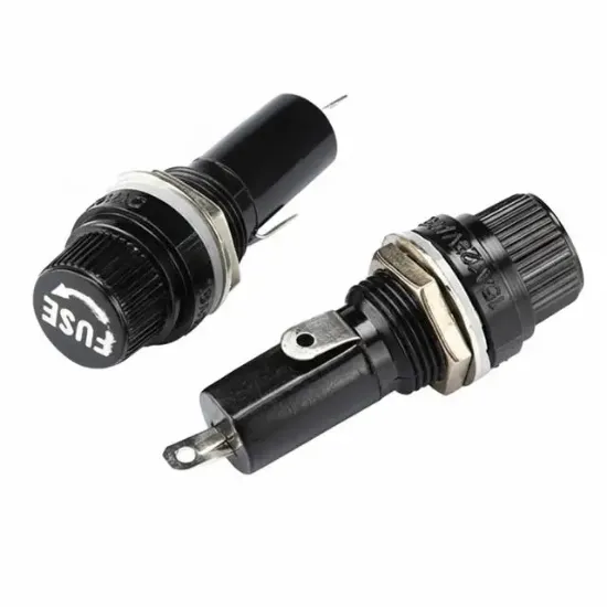 Panel Tipi Sigorta Yuvası 5x20mm 13mm - Vidalı Kapaklı (IC-235A) resmi