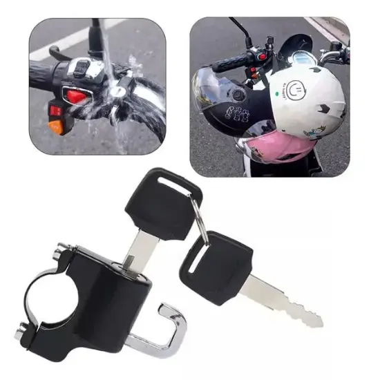 Sunup SN-24295 22-26mm Universal Motosiklet Kask Kilidi resmi