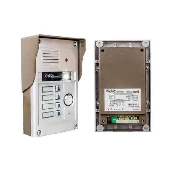 PowerMaster 37T4 3 Daire 7'' NFC Destekli Görüntülü Diafon Kapı Zili Interkom Akıllı Ev Güvenliği Sistemi resmi