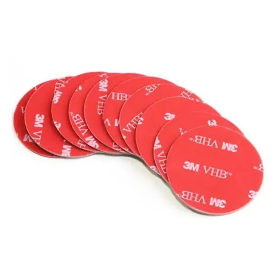 PowerMaster PM-25706 30mm Yuvarlak 3m Çift Taraflı Bant (10'lu Paket) resmi