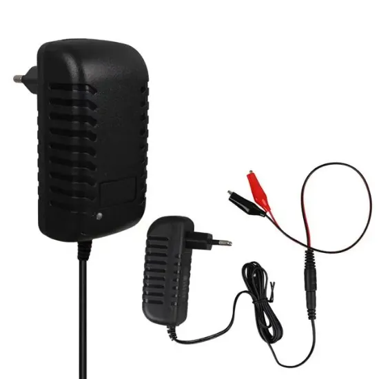 Weko 8.4 Volt - 1 Amper 5.5x2.5 Uçlu + Krokodil Aparatlı Yerli Üretim Akü Şarj Cihazı resmi