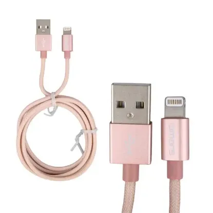 Omars OMLT040RGLPB 5 Volt 2.4 Amper USB To Lightning Şarj Kablosu  resmi