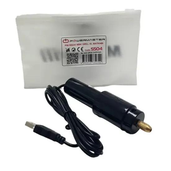 PowerMaster PM-5504 Hassas USB Mini Drill El Matkabı resmi