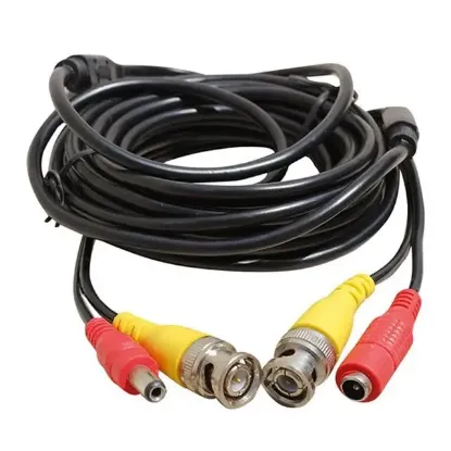 Powermaster Bnc-Bnc Kablo+Power Kablo Dişi-Erkek Jack'lı 20 Metre resmi