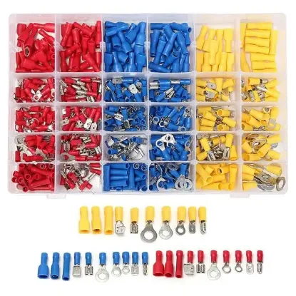 PowerMaster PM-25982 Muhtelif Ölçülerde Kablo Pabuç (480 Parça) resmi