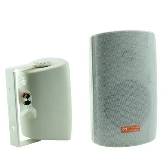 Magicvoice MV-38 Beyaz 11 Cm Trafolu 40 Watt Sütun Hoparlör 2'li Takım resmi