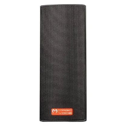 Magicvoice MV-26  2x7,5 Cm 50W 3 Yollu Siyah Sütun Hat Trafolu Hoparlör 2'li Takım resmi