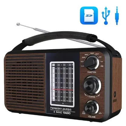 MagicVoice USR11 Portatif Analog Radyo FM-USB-SD/MMC-AUX (88-108 FM Frekans Aralığı) resmi