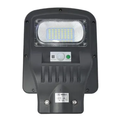 Horoz 50W Siyah Led Solar Güneş Enerjili Lamba Sokak Armatür Beyaz Işık resmi