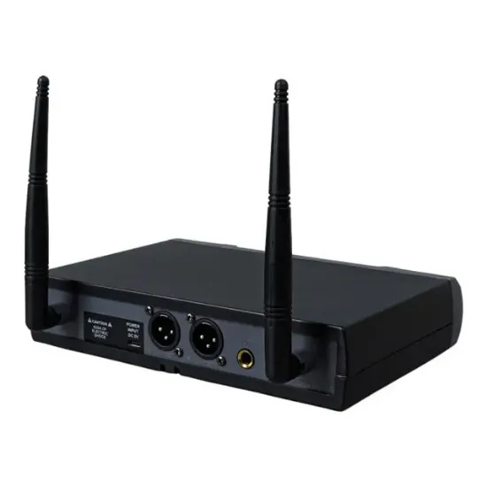 Westa WM-202T 1 Alıcı + 2 Yaka (Lavalier) Kablosuz Uhf Mikrofon Seti resmi