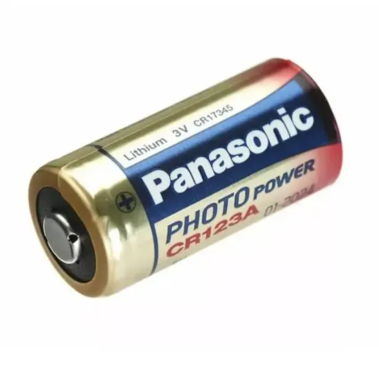 Panasonic CR123AL/1B 3 Volt Lityum CR123 Tekli Fotoğraf Makinesi Pili resmi