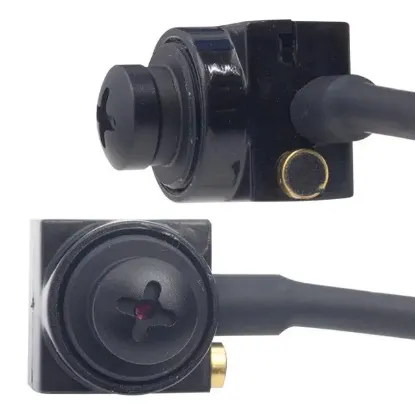 Hello HL-19311 800TVL 1/4 MT499 Sensör Mini Kamera Mikrofonlu 3.6mm 1280X960P 19x15x15mm resmi