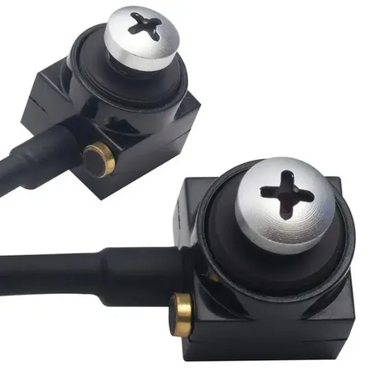 PowerMaster PM-19312 3.6 MM 800 Tvl 1/4 Sensör Mikrofonlu Vida Tip Mini Kamera resmi