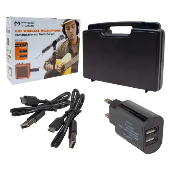 Magicvoice Uhf Gitar Tip Kablosuz Mikrofon MV-19585 resmi
