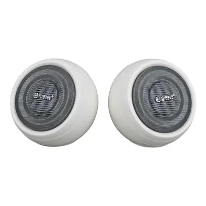 MagicVoice MV-24845 1+1 USB AUX Oval Multımedia Ses Sistemi Speaker - Hoparlör 2X3Watt resmi