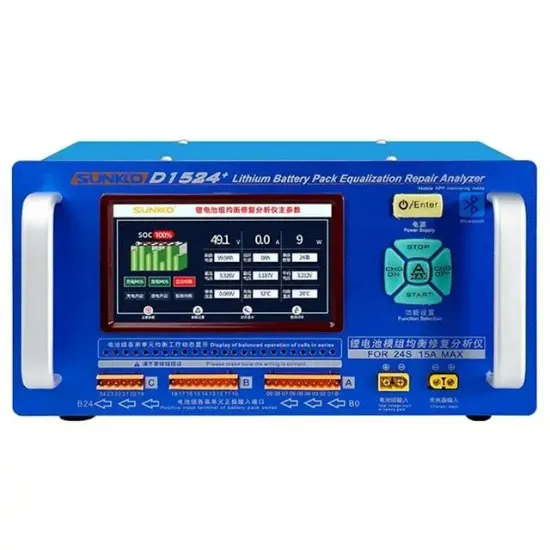 Sunkko 1524+ Lityum Pilli 15A Ekolayzer Ve Analiz Cihazı resmi
