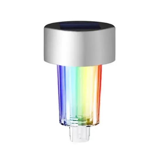 Powermaster PM-26962 Metal Gövdeli Dc 5V RGB Solar Balkon-Havuz-Bahçe Lambası (6'lı Paket)  resmi