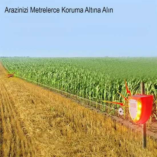 PowerMaster PM-26954 Misina İle Tetikli Sesli Hayvan Kovucu Alarm Cihazı Solar Panelli resmi