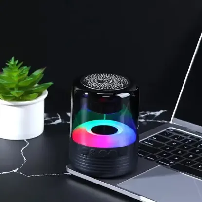 T&G TG369 USB-SD-FM-Bluetooth Destekli Taşınabilir Rgb Işıklı Wireless Hoparlör resmi