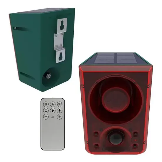 PowerMaster PM-26944 Yüksek Sesli Hayvan Kovucu Alarm Cihazı 130dB Şarjlı Solar Panelli resmi