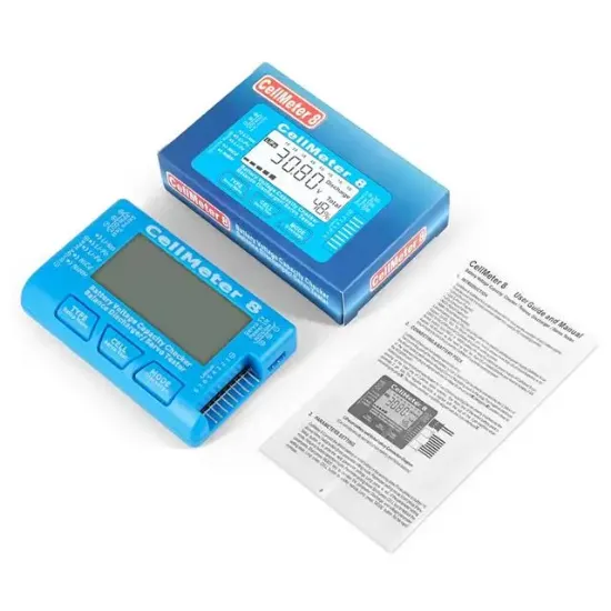 PowerMaster PM-26959 Pil Kapasite Voltaj Test Cihazı RC 1-8S Lipo Lityum NIMH resmi