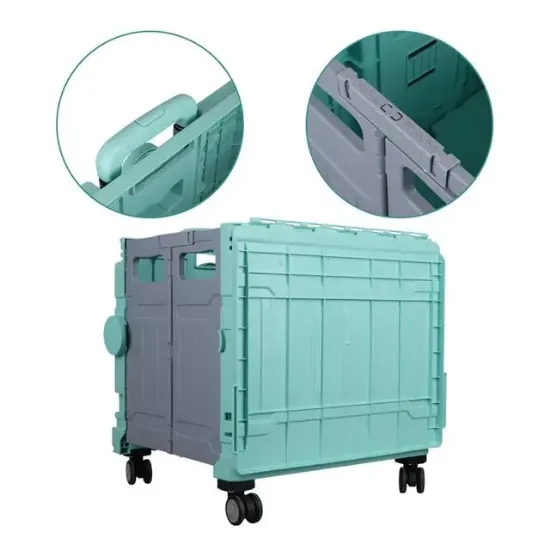 Sunup SN-26968 Katlanabilir Market Pazar Kamp Tekerlekli Alışveriş Arabası 60KG Kapasiteli resmi