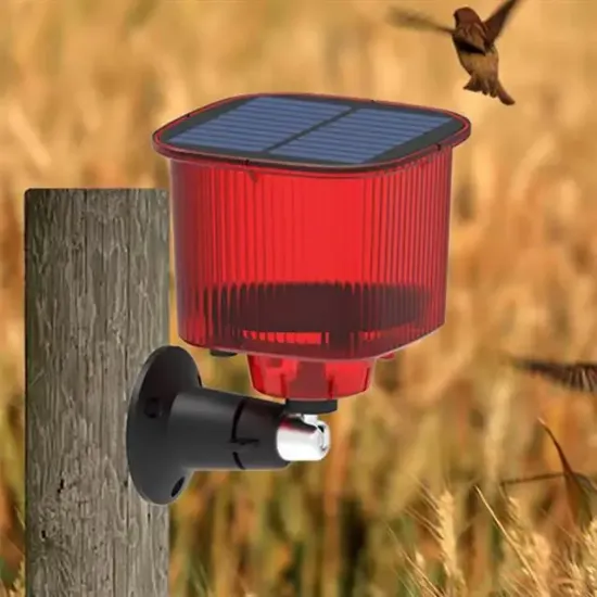 PowerMaster PM-26955 Mikrofonlu Sesli Hayvan Kovucu Alarm Cihazı Solar Panelli resmi