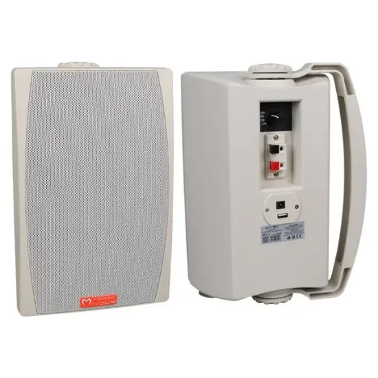 MagicVoice MV-03 16 CM 60 Watt Komütatörlü Hat Trafolu Beyaz Sütun Hoparlör (2'li Takım) resmi