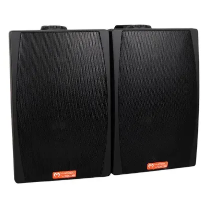 MagicVoice MV-03 16 CM 60 Watt Komütatörlü Hat Trafolu Siyah Sütun Hoparlör (2'li Takım) resmi