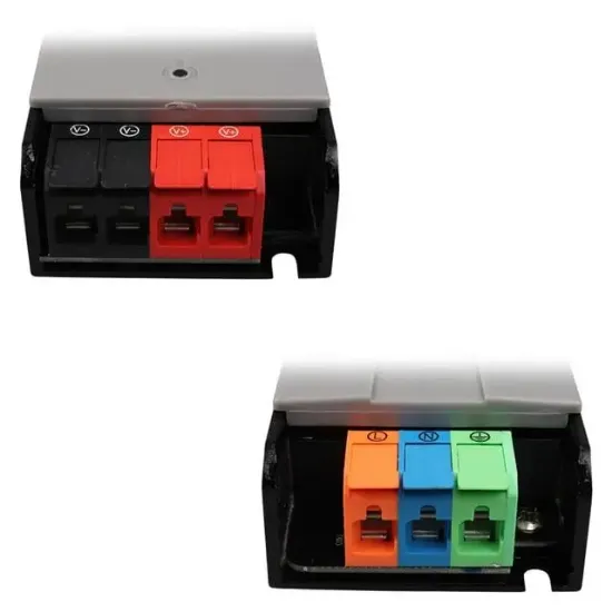 PowerMaster PM-26844 12/24/36/48 Volt 8.4 Amper 200 Watt Metal Kasa Kademeli Adaptör Voltaj Göstergeli 189x51x27mm resmi