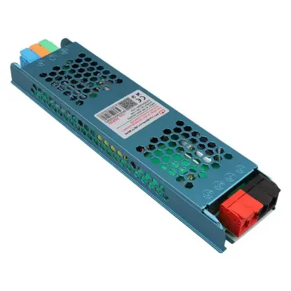PowerMaster PM-26830 12 Volt 10 Amper 120 Watt Slim Metal Kasa Adaptör 208x50x23mm resmi