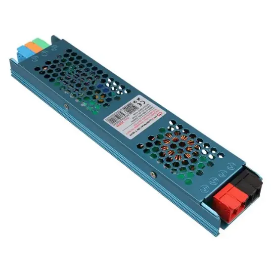 PowerMaster PM-26831 12 Volt 12.5 Amper 150 Watt Slim Metal Kasa Adaptör 238x50x23mm resmi