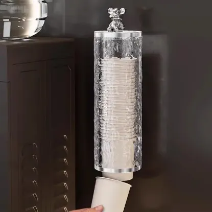Sunup SN-27110 Kendinden Yapışkanlı Plastik - Karton Bardak Dispenseri resmi