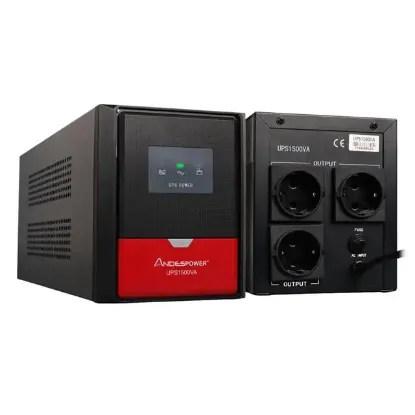 Andespower UPS1500VA 1500VA 12V9Ahx2 UPS Kesintisiz Güç Kaynağı Line - İnteraktif resmi