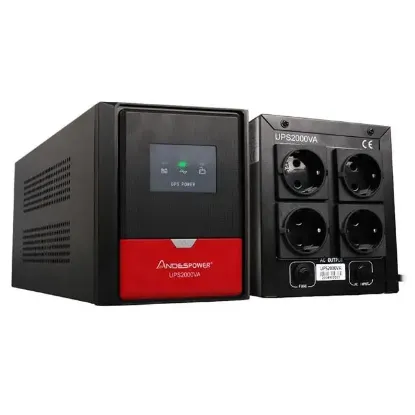 Andespower UPS2000VA 2000VA 12V9Ahx2 UPS Kesintisiz Güç Kaynağı Line - İnteraktif resmi